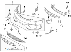 Bumper Impact Absorber (Front)