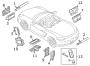 Diagram ELECTRICAL COMPONENTS. for your Porsche