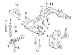 Image of Steering Knuckle image for your 2014 Porsche Cayenne  Diesel Sport Utility 