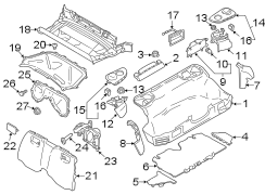 Trunk Trim Panel (Front)