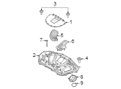 Image of Air Filter Housing Insulator image for your 2010 Porsche Cayman   