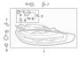 Diagram REAR LAMPS. TAIL LAMPS. for your 1983 Porsche 911