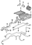 Image of A/C Refrigerant Suction Hose (Front, Rear, Upper) image for your 2008 Porsche Cayenne   