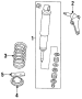 Image of BRACKET - DAMPER. Shock absorber bracket. SHOCK MOUNT. image for your 2022 Land Rover Defender 90   