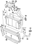 Image of Reservoir tank. TANK - RADIATOR. image for your 1994 Land Rover Defender 90   