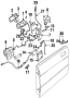 Image of Actuator. Lock. Motor. Motor to Lock and unLock. image for your 2023 Land Rover Defender 90 5.0L V8 A/T V8 Carpathian Edition Sport Utility 