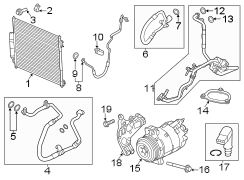 Image of A/C Refrigerant Suction Hose image for your 2010 Land Rover Range Rover Sport   