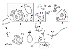 Image of Engine Water Pump image for your 2015 Land Rover Range Rover Sport  Autobiography Sport Utility 