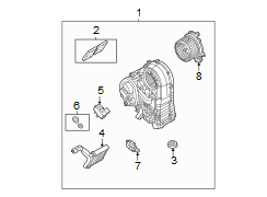 Image of HVAC Heater Core image for your 2006 Land Rover Range Rover Sport   