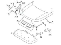 Image of Hood Hinge Cover image for your 2021 Land Rover Range Rover   