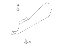 Image of Fender Molding (Lower) image for your Land Rover