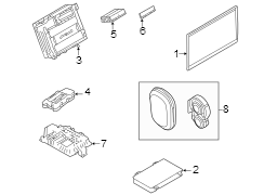 Image of Armrest Kit. Display Unit. (Rear) image for your Land Rover