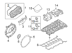 Image of Retainer - Crank. Timing Cover. (Rear, Lower) image for your Land Rover