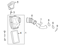 Image of Engine Air Intake Hose (Lower) image for your 2009 Land Rover Range Rover Sport   