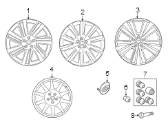 Image of Wheel Lock Set image for your 2020 Land Rover Range Rover 3.0L 6 cylinder MILD HYBRID EV-GAS (MHEV) A/T AWD HSE Sport Utility 