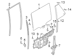 Image of Window Regulator image for your 2022 Land Rover Range Rover Evoque   