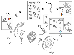 Image of Disc Brake Pad Set (Rear). CALL FOR AVAILABILITY image for your 1996 Land Rover