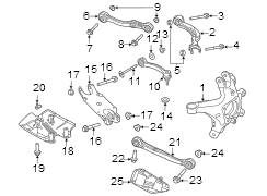 Image of Suspension Knuckle (Rear) image for your 2021 Land Rover Discovery Sport   