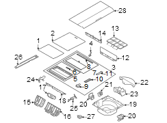 Image of Cargo Cover (Rear) image for your 2023 Land Rover Defender 90 5.0L V8 A/T V8 Carpathian Edition Sport Utility 