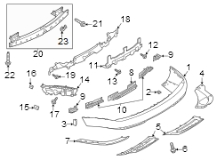 Image of Bumper Guide (Upper, Lower) image for your Land Rover