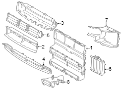 Image of Deflector. (Lower). An assembly used to. image for your 2022 Land Rover Range Rover   