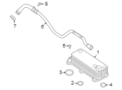 Image of Engine Oil Cooler Gasket image for your 2016 Land Rover Discovery Sport   