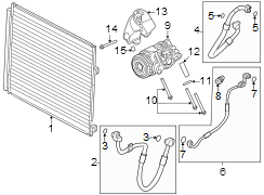 Image of A/C Compressor Bracket image for your 2018 Land Rover Discovery Sport   