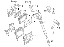 Image of Engine Control Module (ECM) Bracket image for your Land Rover