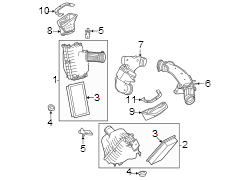 Image of Engine Air Filter image for your Land Rover