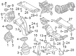 Image of Engine Torque Strut Bracket image for your 2022 Land Rover Range Rover  SE Sport Utility 