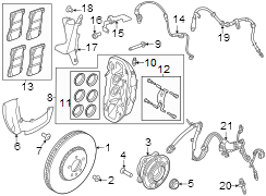 Image of Disc Brake Pad Set (Front) image for your 1994 Land Rover Defender 90   