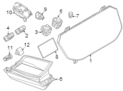 Image of Cabin Air Temperature Sensor image for your Land Rover LR2  