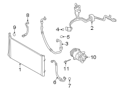 Image of A/C Manifold Hose Assembly image for your Land Rover Range Rover Evoque  