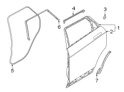 Image of Door Shell (Rear) image for your 2023 Land Rover Defender 90   