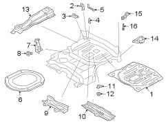 Image of Spare Tire Bracket image for your 2017 Land Rover Range Rover   