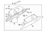 Image of Glove Box Support image for your Land Rover LR2  