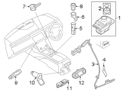 Image of Automatic Transmission Shift Lever image for your Land Rover LR4  