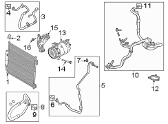 Image of A/C Refrigerant Suction Hose image for your 2010 Land Rover Range Rover Sport   