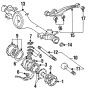 Diagram FRONT SUSPENSION. FRONT AXLE & CARRIER. for your 2013 TOYOTA LAND CRUISER