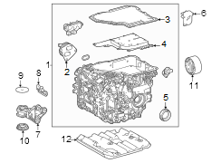 Image of Powertrain Skid Plate (Rear, Lower) image for your 2000 Toyota MR2 Spyder   