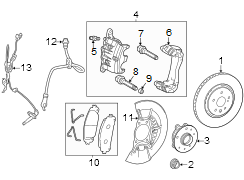 Image of Disc Brake Caliper image for your 2008 Toyota Camry 2.4L M/T SE SEDAN 