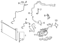 Image of A/C Condenser image for your 1997 Toyota Camry  CE Sedan 