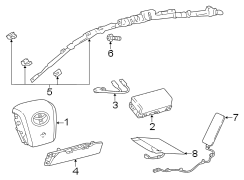 Image of Steering Wheel Air Bag image for your 2010 Toyota 4Runner   