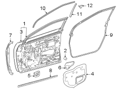 Image of Door Shell (Front) image for your 2006 Toyota Sequoia   