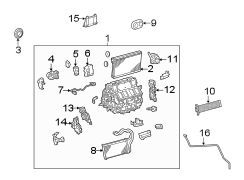 Image of HVAC Air Inlet Door Actuator image for your 1986 Toyota 4Runner   