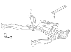 Image of Suspension Subframe Crossmember (Front) image for your 2022 Toyota RAV4   