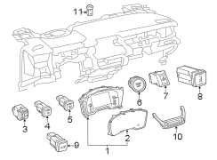 Image of Switch, Seat Heater. image for your 2009 Toyota RAV4   