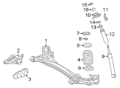 Image of Beam Assembly, Axle. (Rear) image for your 2018 Toyota Corolla   