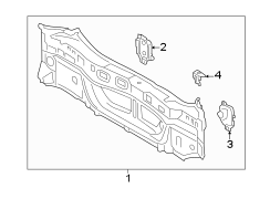 Image of Rear Body Reinforcement (Rear, Lower) image for your Toyota Prius Prime  