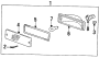 Image of Gasket, Lamp. Gasket, Turn SignA. Lens Gasket. (Front) image for your 2014 TOYOTA TUNDRA SR5 Extended Cab Pickup Fleetside